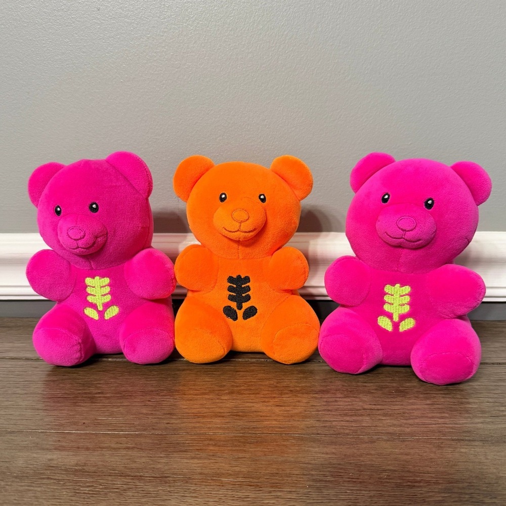 Walmart Gummy Bear Plush Set of 3